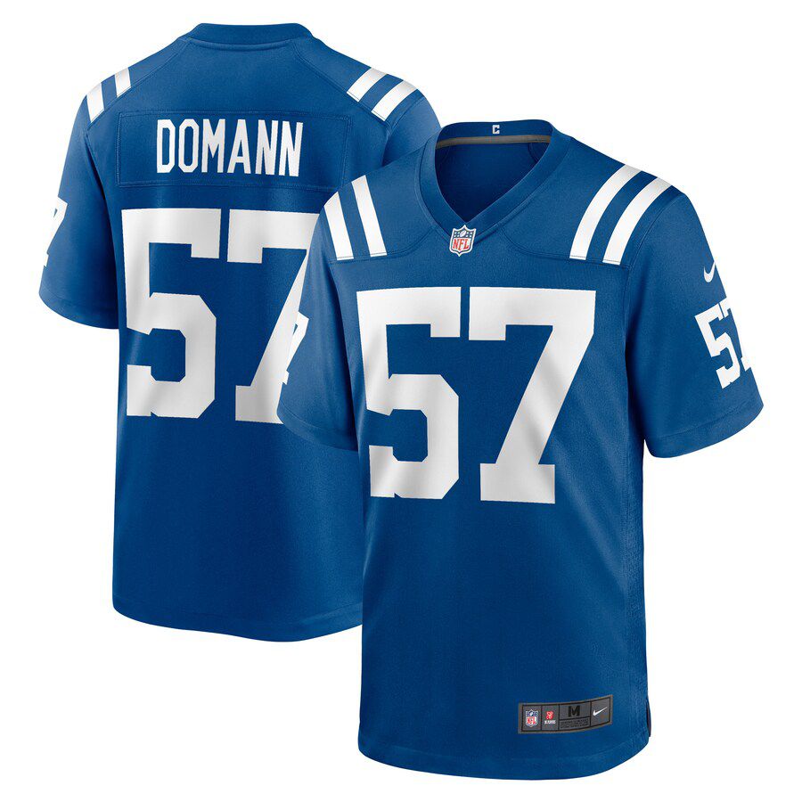 Men Indianapolis Colts #57 JoJo Domann Nike Royal Game Player NFL Jersey